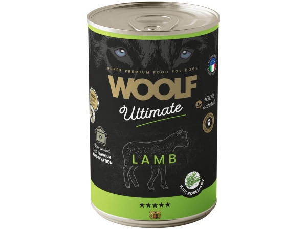 Woolf Ultimate Vådfoder, Lamb with Rosemary, 400g