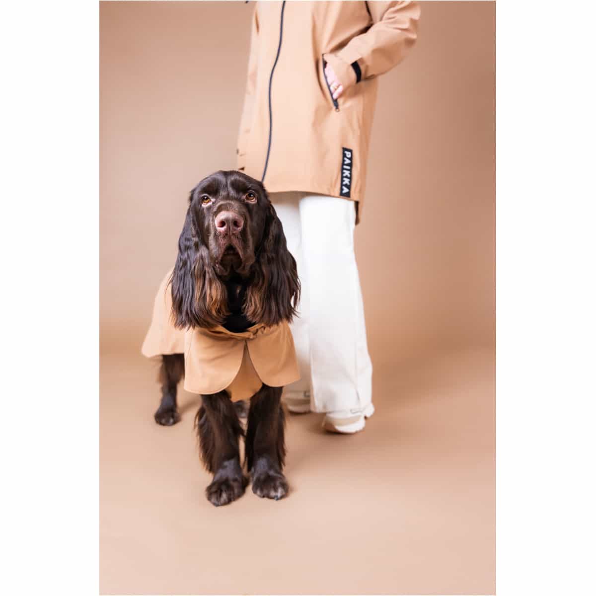Paikka Human Rain Jacket, Taupe, Women - Image 3