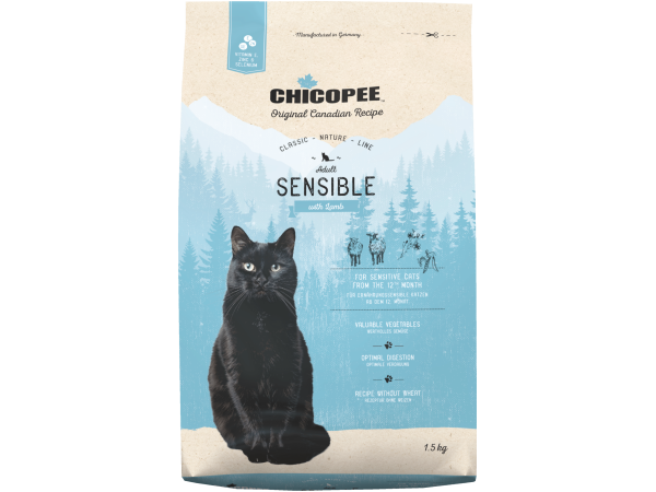 Chicopee CNL Cat Adult Sensible Lam, 1,5kg