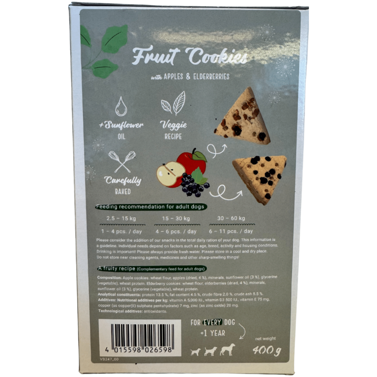 Chicopee Fruit Cookies, 400g - Image 2