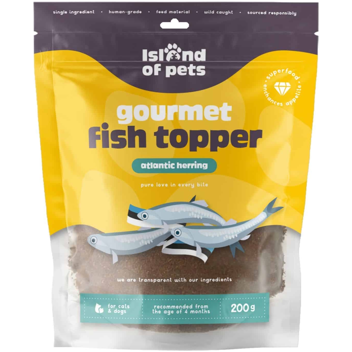 Island of Pets, Topper di pesce gourmet, 200g