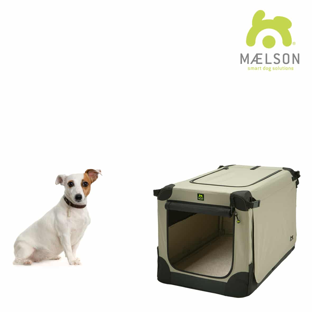 Mælson, Soft Kennel Transporttaske, Tan - Image 4