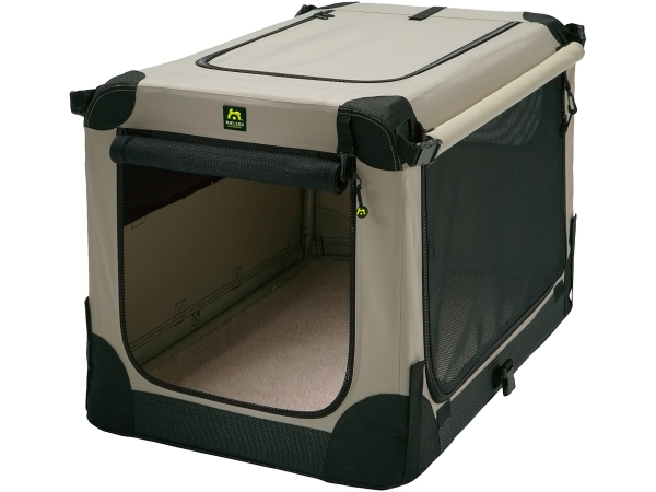 Mælson, Soft Kennel Transport Bag, Tan
