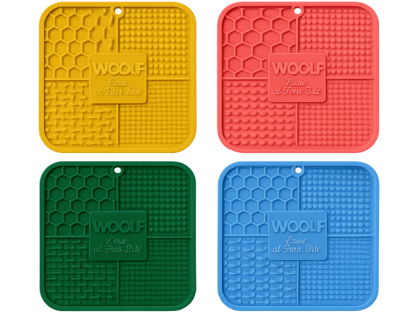 WOOLF Lick and snack mat ass. farver