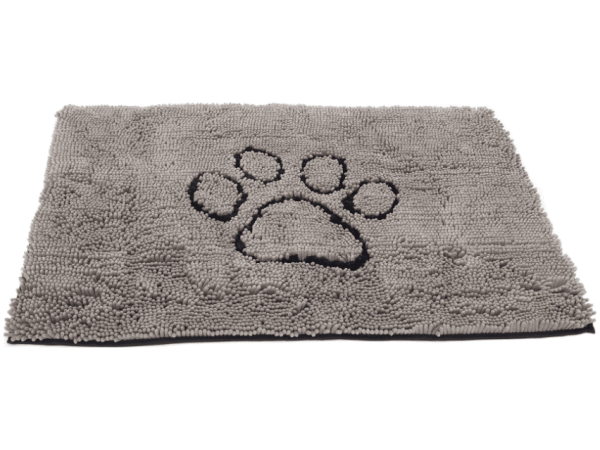 Dirty Dog Doormat, large, 66x90cm, Grey