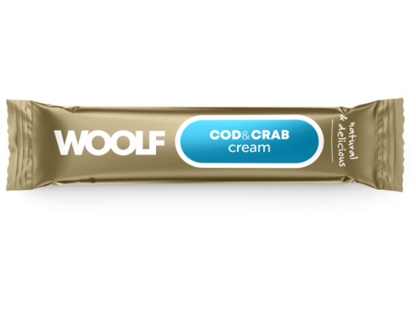 Woolf Wildcat Luxury Cat Cream 5 stk, Cod With Crab