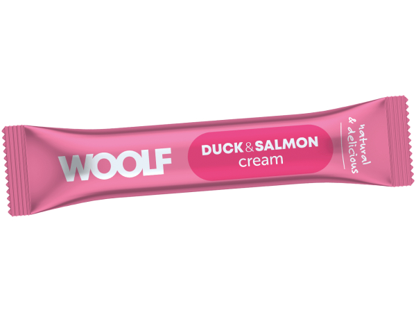 Woolf Wildcat Cream 5 stk, Duck & Salmon + Oligosaccharider