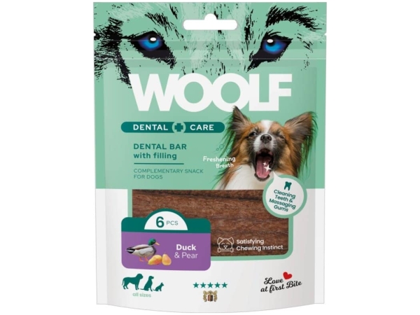 WOOLF Dental Care Duck And Pear Bar108g