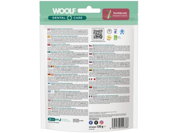 WOOLF Dental Care ToothBrush M 120g