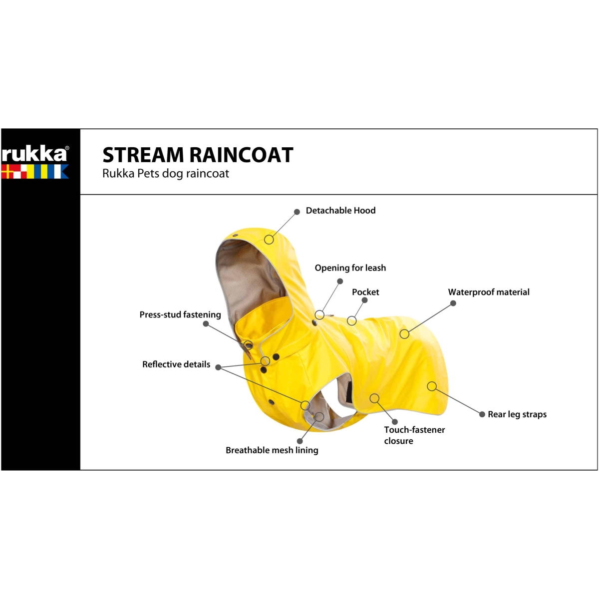 Rukka Stream Impermeabile 25 Giallo (Kopier) - immagine 11