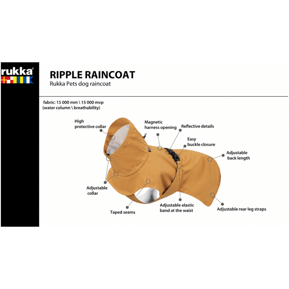 Rukka Ripple Impermeabile 25 Giallo (Kopier) - immagine 6