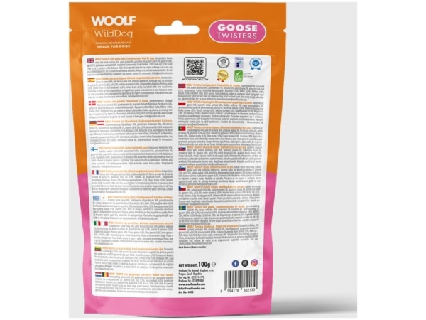 Woolf WOOLF WildDog Goose Twister 100g