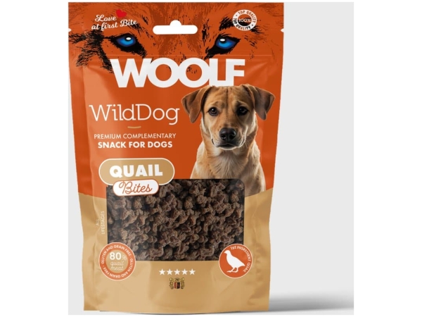 Woolf WildDog Soft Quail Bites 100g